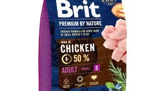 BRIT Premium By Nature Adult Small Breed, XS-S, Pui, hrana uscata caini, 3kg