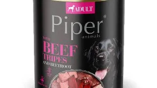 PIPER Animals, XS-XL, Burta de Vita, conserva hrana umeda fara cereale caini, (in aspic), 800g