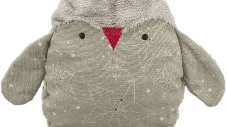 TRIXIE Christmas Pinguin, jucarie de plus caini XS-XL, activitati fizice, textil, bej, 24cm