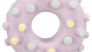 Trixie, jucarie mini-ring caini, latex, 8cm, multicolor