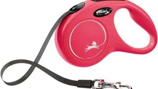 Lesa Flexi Classic, Banda, S: 5 m/15 kg Rosu