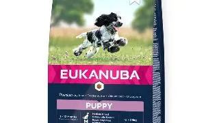 EUKANUBA Puppy Medium Breed, M, Pui, hrana uscata caini junior, 15kg