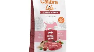 CALIBRA Life Starter & Puppy, XS-XL, Vita, hrana uscata monoproteica caini junior, 2.5kg