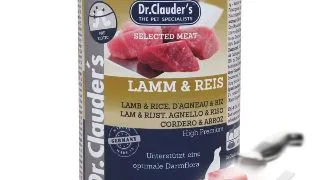 DR. CLAUDER'S Selected Meat, XS-XL, Miel Orez conserva hrana umeda caini, (in suc propriu), 400g