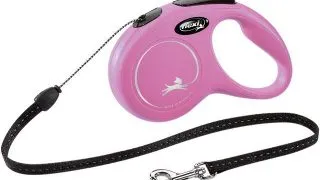 Lesa Flexi Classic, Snur, S 5 m/12 kg Roz