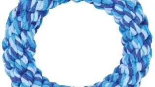 TRIXIE, jucarie cerc din sfoara caini, 14cm, multicolor