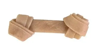 Trixie Caine Os Innodat din Piele de Vita Os Innodat 11cm/30g