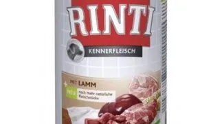 RINTI, XS-XL, Miel, conserva hrana umeda fara cereale caini, (in suc propriu), 800g