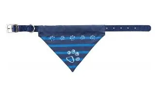 Zgarda Trixie cu Esarfa M-L 43-55 cm/25 mm, Indigo
