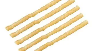 Baton rasucit piele 10 mm grosime / 12 cm lungime, 100 bucati/set
