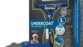 FURMINATOR, perie caini, par lung, anti-naparlire, metal FURMINATOR, L, perie caini, par lung, anti-naparlire, metal