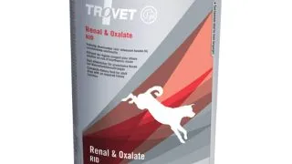 TROVET Dog Renal & Oxalate RID, dieta veterinara caini, conserva hrana umeda, afectiuni renale si urinare (oxalati), (pate), 400g