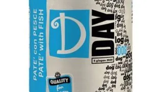 DISUGUAL D Day Dog, XS-XL, Peste, conserva hrana umeda fara cereale caini, (pate), 400g