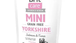 BRIT Care Mini Yorkshire, Somon, hrana uscata fara cereale caini, 400g