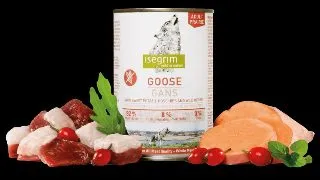 ISEGRIM, XS-XL, Gasca, conserva hrana umeda fara cereale caini, (in sos), 400g