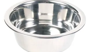 TRIXIE, castron caini, rotund, inox, argintiu, L-XL(2.8l)