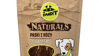 MR BANDIT Natural Stripes, XS-XL, Capra, punguta recompense monoproteica fara cereale caini, 80g