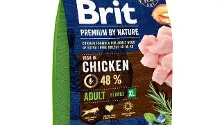 BRIT Premium By Nature Adult Giant Breed, XL, Pui, hrana uscata caini, 3kg