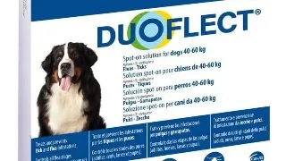 DUOFLECT, spot-on, solutie antiparazitara DUOFLECT, spot-on, solutie antiparazitara, caini 40-60kg, 3 pipete