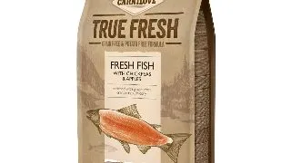 CARNILOVE True Fresh Adult S-XL, Peste proaspat cu naut si mere, hrana uscata fara cereale caini, 4kg