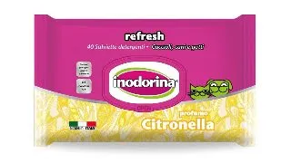 Servetele Inodorina Refresh Citronel, 40 Buc