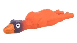 Trixie, jucarie rata caini, cu sunet, latex, 14cm, multicolor