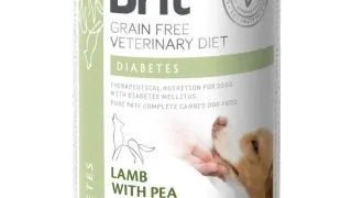 BRIT VD Diabetes, XS-XL, Miel, dieta veterinara, conserva hrana umeda fara cereale caini, diabet, (in aspic), 400g