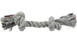 TRIXIE, jucarie sfoara cu 2 noduri caini, 15cm, multicolor