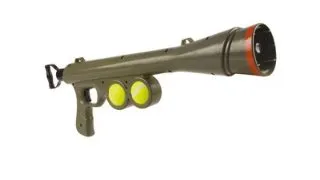 M-PETS Bazooka Ball Launcher, jucarie interactiva, caini XS-XL, activitati fizice, plastic, gri, 60cm