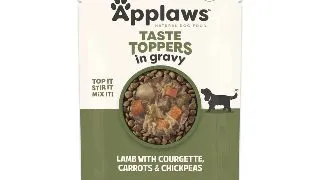 APPLAWS Taste Toppers, XS-XL, Miel si Zucchini, plic hrana umeda fara cereale caini, (in sos), 85g