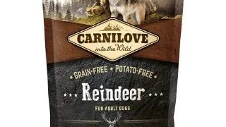 CARNILOVE Adult S-XL, Ren, hrana uscata fara cereale caini, 1.5kg