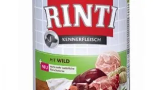 RINTI, XS-XL, Vanat, conserva hrana umeda fara cereale caini, (in suc propriu), 800g