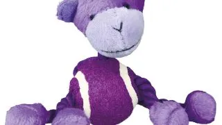Trixie, jucarie minge tenis caini, cu sunet, plus, 16cm, multicolor