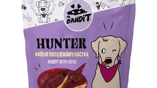 MR BANDIT Hunter Fillets, XS-XL, Iepure si Rata, punguta recompense fara cereale caini, 500g