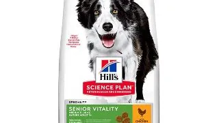 HILL'S SCIENCE PLAN Senior Vitality 7+, M, Pui, hrana uscata caini senior, 14kg