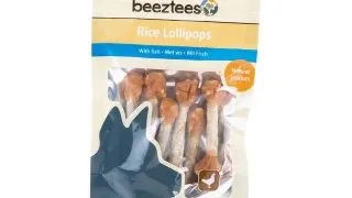BEEZTEES Lolipops, recompense caini, cu Pui si Orez, 70g