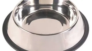 TRIXIE, castron caini, rotund, antiderapant, inox, argintiu, M-L(1.75l, ⌀30cm)