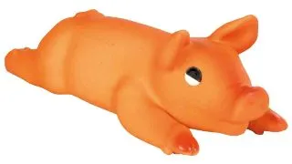Trixie, jucarie purcel caini, cu sunet, latex, 25cm, multicolor