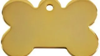 Medalion Imarc Aluminiu Os, Golden, Masura S - Gravare Gratuita