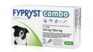 Fypryst Combo Dog M (10-20kg) x 3 pip