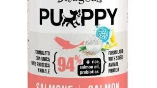DISUGUAL Monoprotein Puppy, XS-XL, Somon, conserva hrana umeda monoproteica caini junior, (pate), 400g