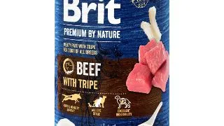 BRIT Premium By Nature, Vita si Burta, conserva hrana umeda fara cereale caini, (pate), 400g