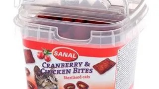 Sanal Cat Cranberry and Chicken Bites Cup 75 g 75g
