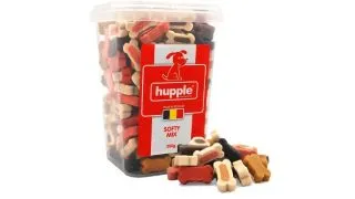 HUPPLE Softy Mix, XS-XL, Carne, cutie recompense caini, 200g