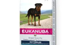 EUKANUBA Breed Specific Rottweiler, M-XL, Pui, hrana uscata caini, 12kg