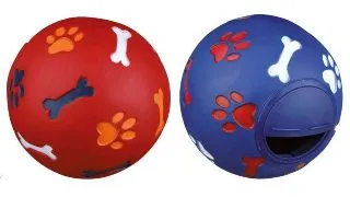 Trixie, jucarie minge surpriza caini, plastic, 11cm, multicolor