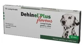 Deparazitare Dehinel Plus Flavour, 10 comprimate