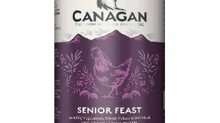 CANAGAN Senior Feast, XS-XL, Pui, conserva hrana umeda fara cereale caini senior, (in supa), 400g