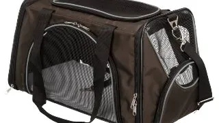 TRIXIE Joe, geanta transport caini si pisici, XS-S(max. 10kg), poliester, deschidere laterala&superioara, cu buzunare, maro, 28 x 47 x 28 cm