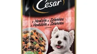 CESAR Vita si Legume, hrana umeda caini, (in aspic) CESAR Vita si Legume, plic hrana umeda caini, (in aspic), 100g
